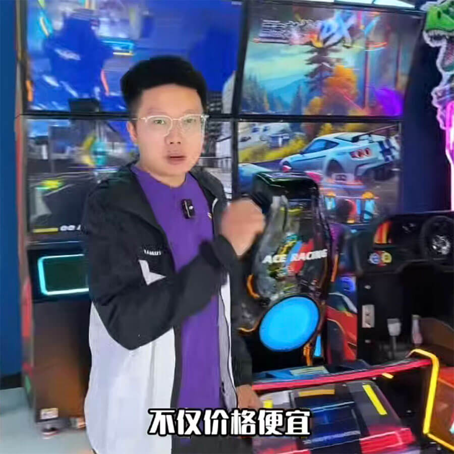 racing arcade in mall 2